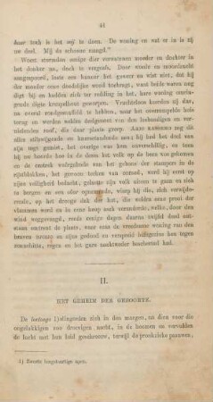 II. Het geheim der geboorte