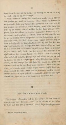 II. Het geheim der geboorte
