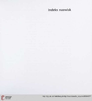 Indeks nazwisk