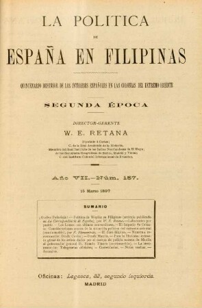 Núm. 157. 15 Marzo 1897