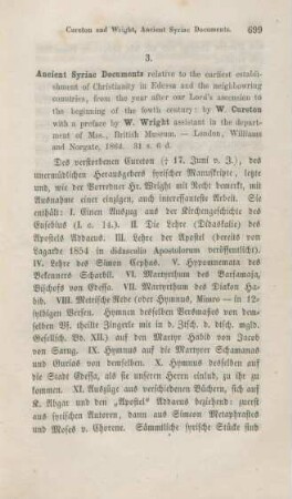 699-704 [Rezension] Ancient syriac documents