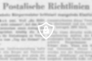 Postalische Richtlinien