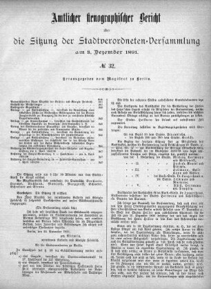 No. 32, 3. Dezember 1891