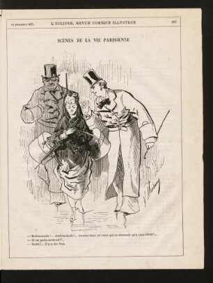 Scènes de la vie parisienne