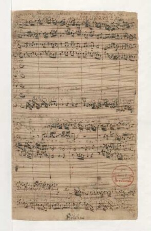 1. [Arioso e Coro] (T, B): Jesus nahm zu sich die Zwölfe