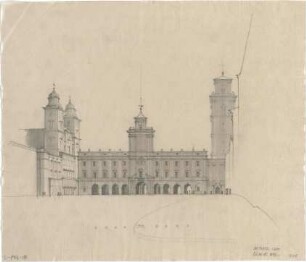 Fick, Roderich; Linz an der Donau (Österreich), Adolf - Hitler - Platz; Schmidttor - Am Platz (Perspektive)