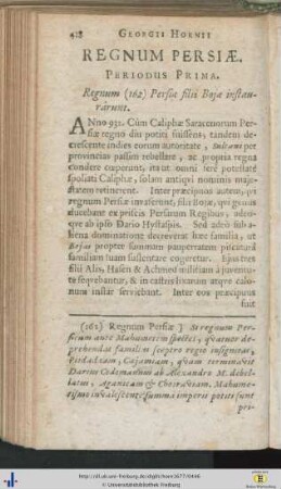 Regnum Persiae. Periodus I.–V.