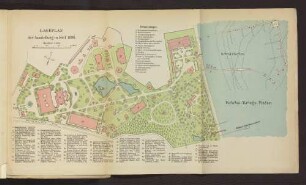 Lageplan der Ausstellung in Kiel 1896.