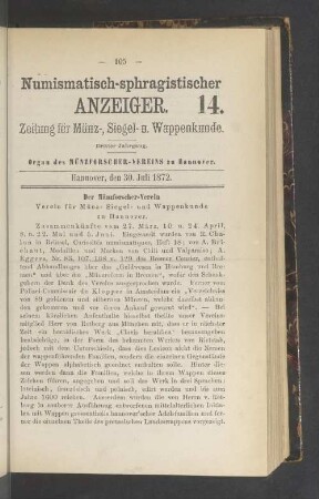 14. 30. Juli 1872