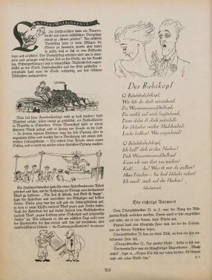 "Lustige Weltchronik" "Der Bubikopf"