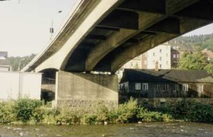 Bahnhofsbrücke/ Zwickauer Mulde, Aue