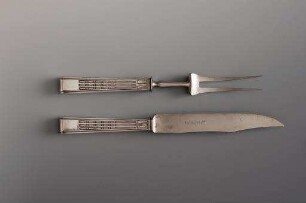 Modellnummer 124 (Messer und Gabel, Vorlegebesteck für Braten, Tranchierbesteck)