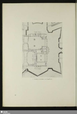 Dresdener Schloßplan nach Pöppelmann