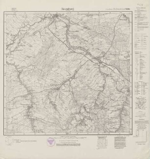 4858 (alte Nr.: 2818) Naumburg am Queis, Meßtischblatt (4cm - Karte)