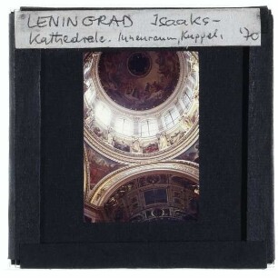 St. Petersburg, Isaakskathedrale : Hauptkuppel, Deckengemälde "Gottesmutter in Ruhm"
