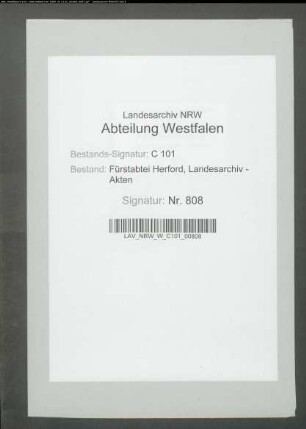 Belege zur Rechnung des Kapitels über Ausgaben