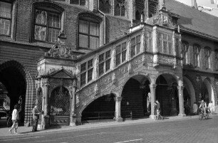 Lübeck: schöne Renaissancetreppe am Rathaus