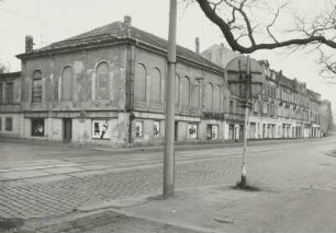Dresden-Neustadt, Leipziger Straße 58. Probebühne Astoria des Staatsschauspiels Dresden (um 1875, ehem. Gasthof; Umbau um 1925, ehem. Kino/Filmkunsttheater)