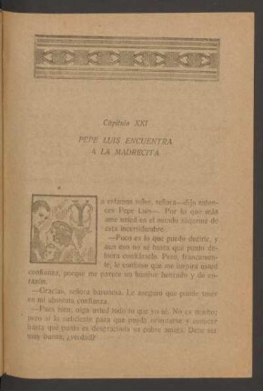 Capítulo XXI - Pepe Luis encuentra a la Madrecita