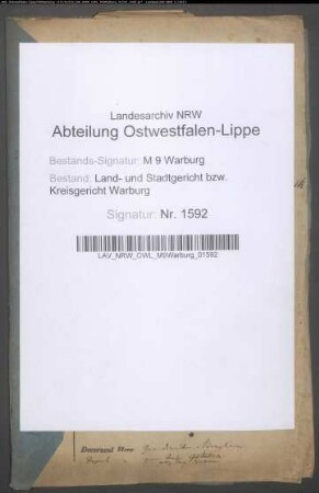 Erblasser: Micus, Anna Maria (Marianne):
