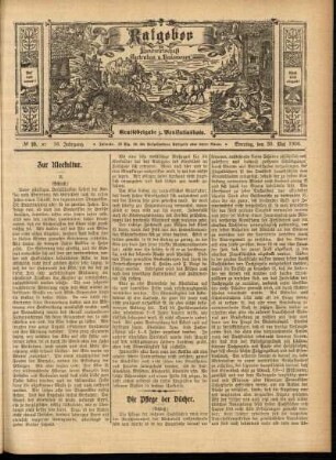 Ausgabe vom Sonntag, den 20. Mai 1906.