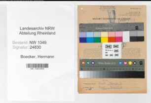 Entnazifizierung Hermann Boecker , geb. 12.03.1889 (Lokfuehrer)