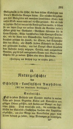 Naturgeschichte der Schlesisch-Lausitzischen Amphibien