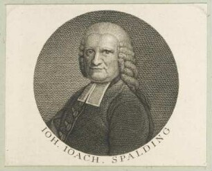 Bildnis des Ioh. Ioach. Spalding