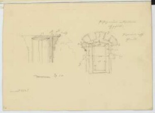 Fenster, Dausenau: Ansicht, Detail (aus: Skizzen- und Fotoalbum 19)