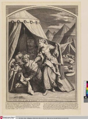 Judith delivre la ville de Bethulie en coupant la tete a Holoferne [Judith mit dem Haupt Holofernes]