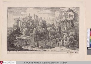 [Antike Ruinen eines Amphitheaters; Antique Ruins of an Amphitheatre]