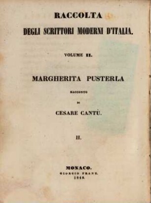 Margherita Pusterla : racconto, 2