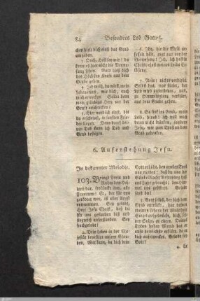 6. Auferstehung Jesu.