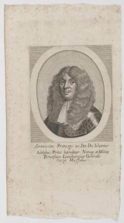 Bildnis des Iohannes Adolphus Princ. Norveg.