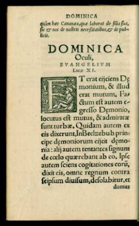 Dominica Oculi ...