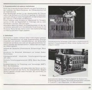 Zusammenarbeit mir anderen Institutionen