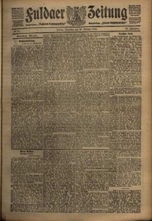 Zweite Ausgabe vom Samstag, den 26. Februar 1910.