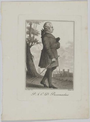 Bildnis des P. A. C. D. Beaumarchais
