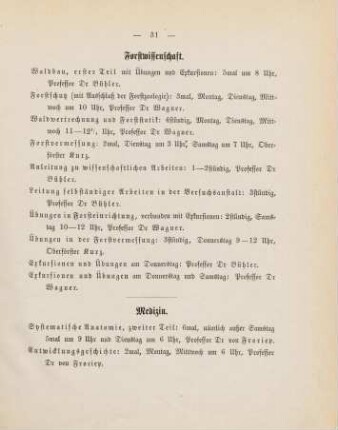 31, Forstwissenschaft