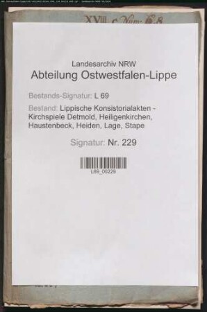Persönliche Angelegenheiten von Küster und Schulmeister