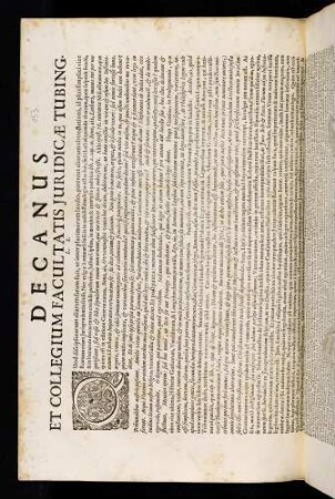Decanus Et Collegium Facultatis Juridicae Tubing. L. S.