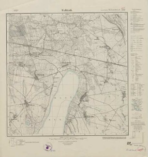 2655 (alte Nr.: 1242) Kublank, Meßtischblatt (4cm - Karte)