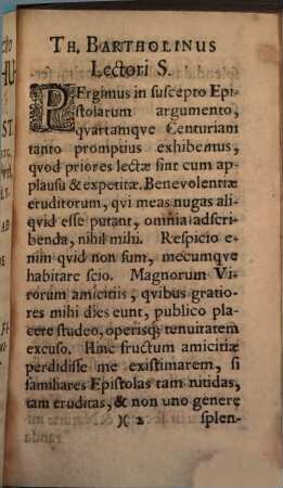 Thomae Bartholini Epistolarum Medicinalium à Doctis vel ad Doctos scriptarum, Centuria ..., 4. Variis Observationibus curiosis & utilibus referta