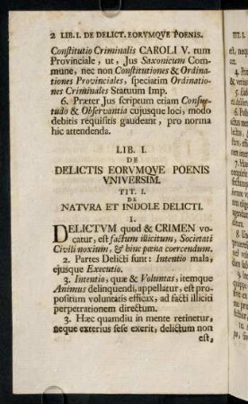 2-24, Lib. I. De Delictis Eorumque Poenis Universim.