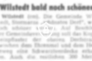 Wilstedt bald noch schöner