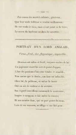 Portrait D'Un Lord Anglais
