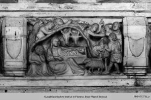 Altarpolyptychon : Predella : Geburt Christi
