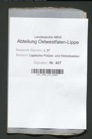 Geleitbriefe, Bd. 20