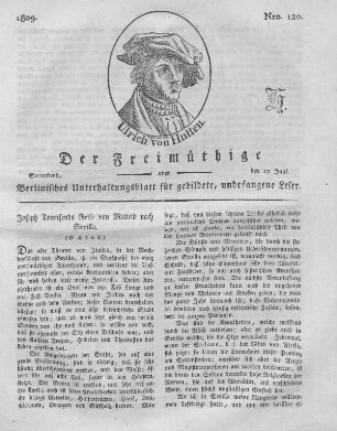 Nro. 120., Sonnabend, den 17. Juni 1809