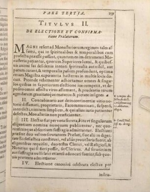 Titvlus II. De Electione Et Confirmatione Praelatorum.